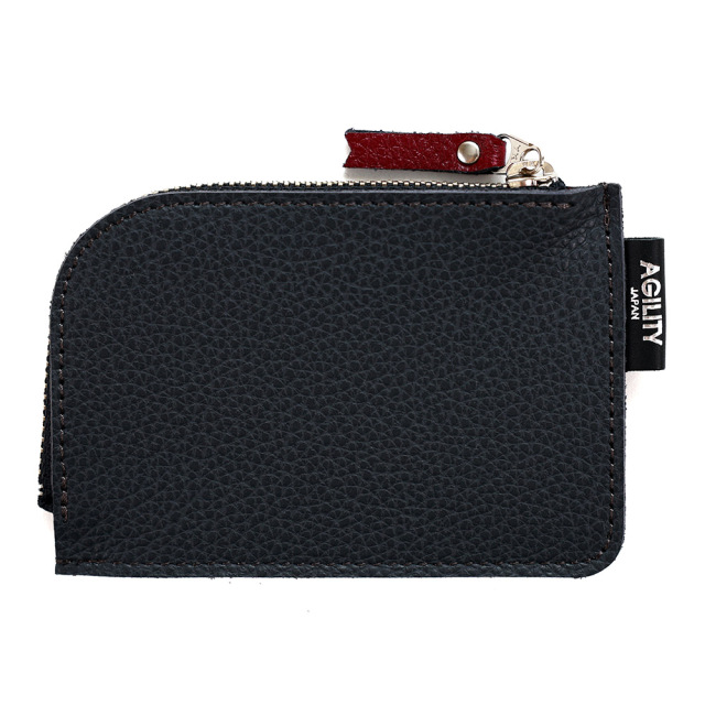 バイカラー ミニ財布 L字ファスナー 極薄 小さい財布 レディース シンプル おしゃれ