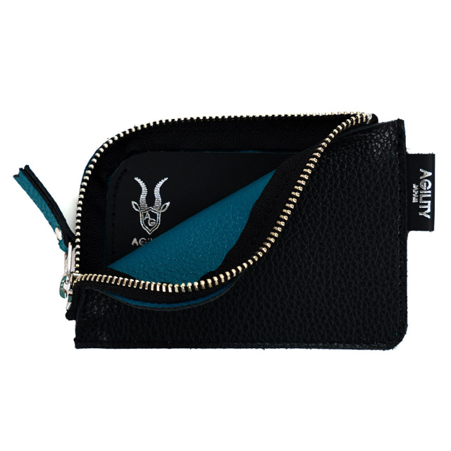 バイカラー ミニ財布 L字ファスナー 極薄 小さい財布 レディース シンプル おしゃれ