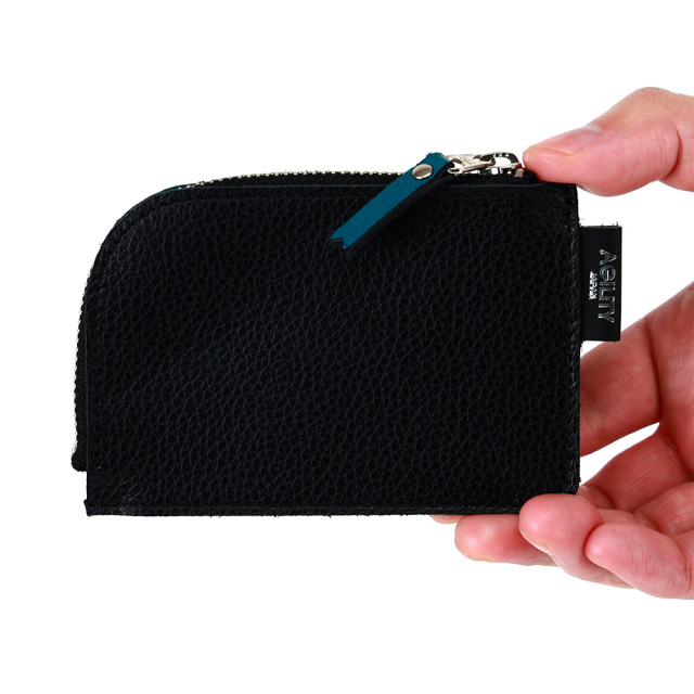 バイカラー ミニ財布 L字ファスナー 極薄 小さい財布 レディース シンプル おしゃれ