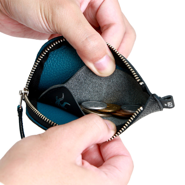 バイカラー ミニ財布 L字ファスナー 極薄 小さい財布 レディース シンプル おしゃれ