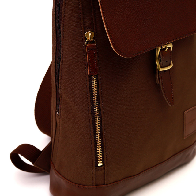 日本製 リュックサック バックパック 本革 キャンバス 異素材