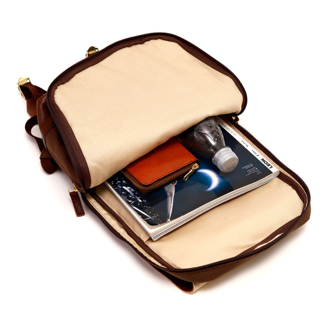 日本製 リュックサック バックパック 本革 キャンバス 異素材