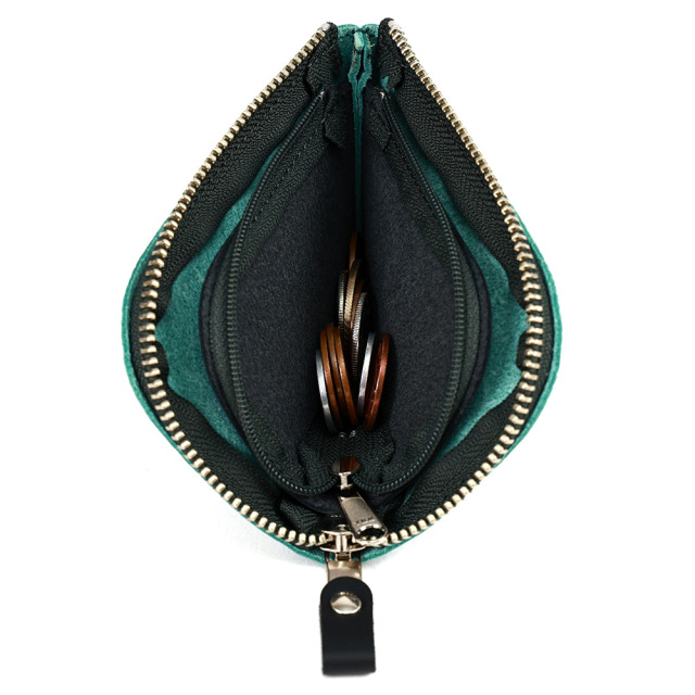 コンパクト コインケース 小銭入れ ミニ財布 L字ファスナー 革 コンパクト 小さめ 