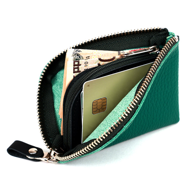 コンパクト コインケース 小銭入れ ミニ財布 L字ファスナー 革 コンパクト 小さめ 