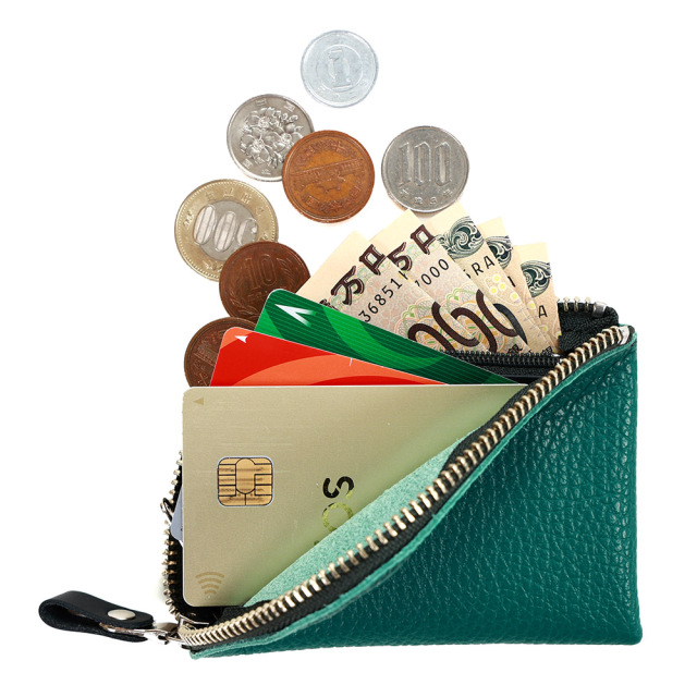 コンパクト コインケース 小銭入れ ミニ財布 L字ファスナー 革 コンパクト 小さめ 