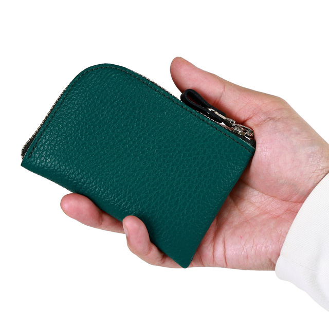 コンパクト コインケース 小銭入れ ミニ財布 L字ファスナー 革 コンパクト 小さめ 