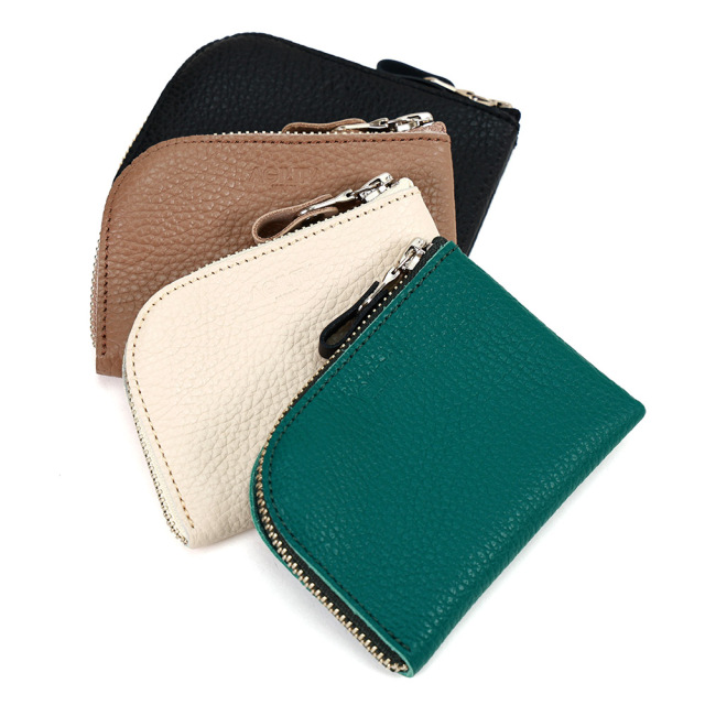 コンパクト コインケース 小銭入れ ミニ財布 L字ファスナー 革 コンパクト 小さめ 