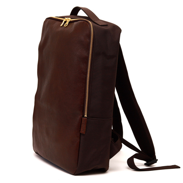 豚革 ピッグレザー スクエア 軽量 リュック バックパック A4 ビジネス