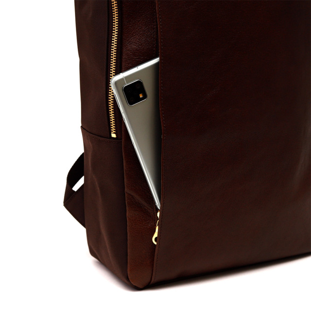 豚革 ピッグレザー スクエア 軽量 リュック バックパック A4 ビジネス