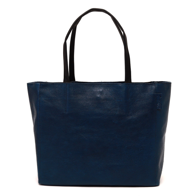 豚革 ピッグレザー トートバッグ 軽量 底鋲 ファスナー付き A4 