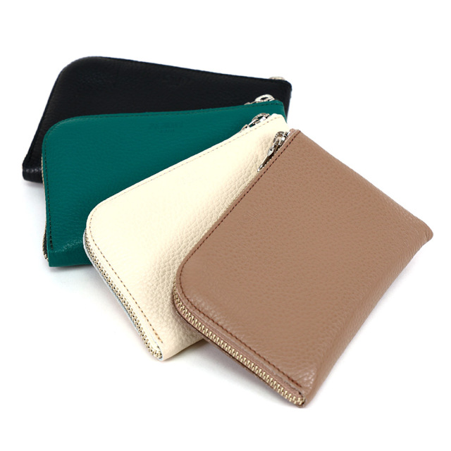 スマホ 財布 L字ファスナー 牛革 スマホが入る ミニ財布 コンパクトウォレット小さい