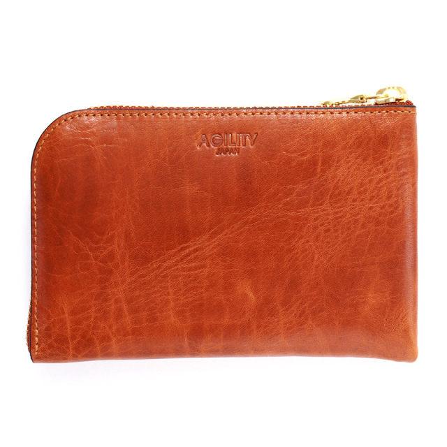 スマホ 財布 L字ファスナー 牛革 スマホが入る ミニ財布 小さい シンプル