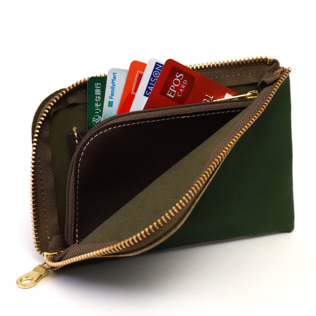 スマホ 財布 L字ファスナー 牛革 スマホが入る ミニ財布 コンパクト 小さい