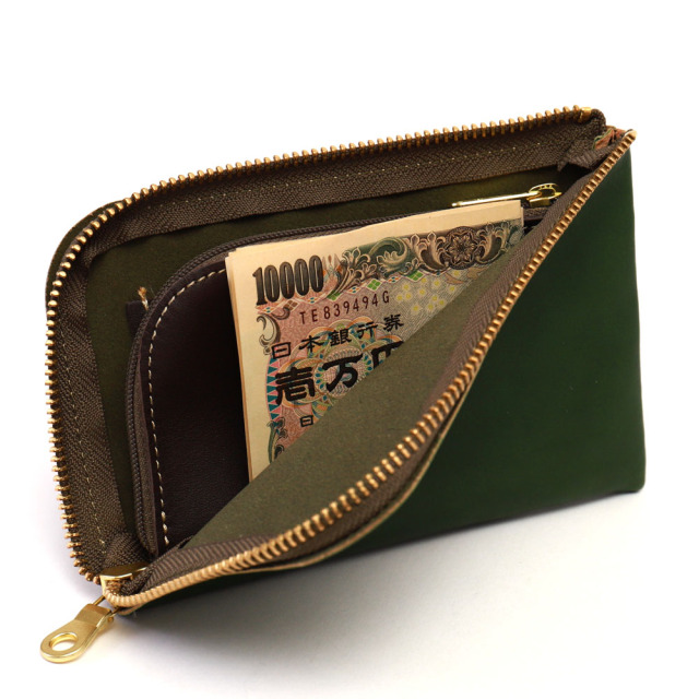 スマホ 財布 L字ファスナー 牛革 スマホが入る ミニ財布 コンパクト 小さい