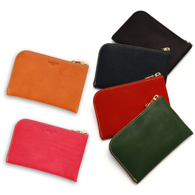 スマホ 財布 L字ファスナー 牛革 スマホが入る ミニ財布 コンパクト 小さい