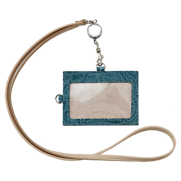 リール付き IDカードホルダー』(全5色)ルビナス/縦向き 横向き