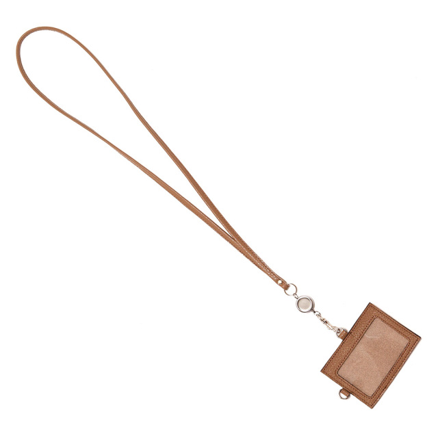 リールIDホルダー』(全5色)イタリアンシュリンク/縦向き 横向き兼用 約