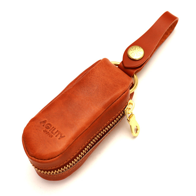 キーケース リモコンキー スマートキー レザー 革 ベルトループ レザーアイテム