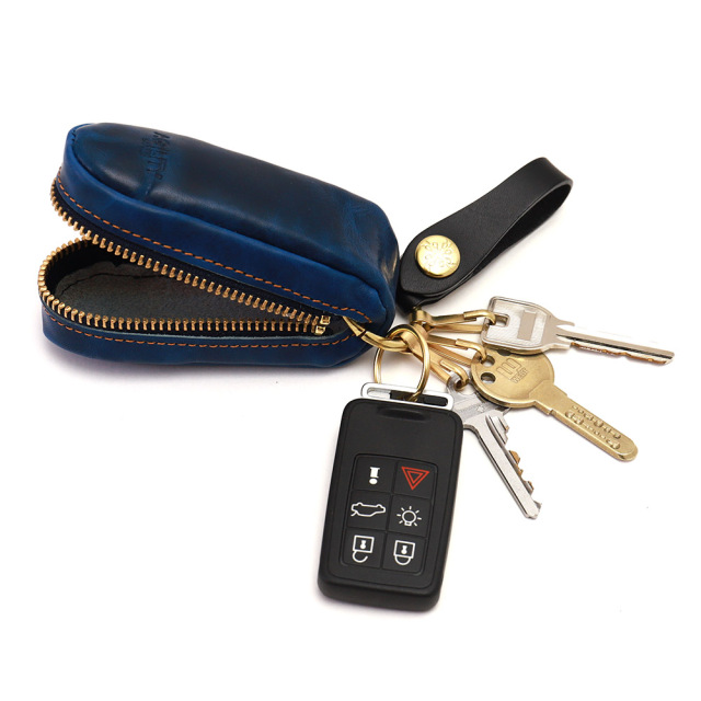 キーケース リモコンキー スマートキー レザー 革 ベルトループ レザーアイテム
