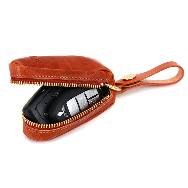 キーケース 3連 スマートキー 2本 レザー 革 ベルトループ スマートキーケース メンズ レディース