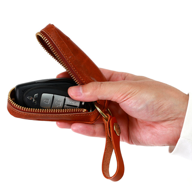 キーケース 3連 スマートキー 3本 レザー 革 ベルトループ スマートキーケース メンズ レディース