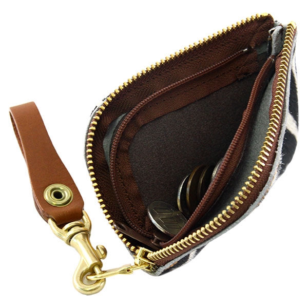 コインケース 小銭入れ カードケース アルジャン ハラコ 牛 毛付き革 日本製