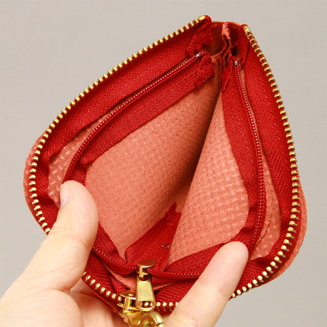 アルジャン』(全3色)メッシュエンボス/小銭入れ コインケース L字