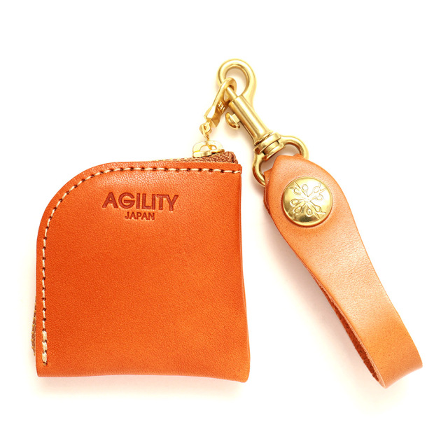 コインケース 小銭入れ L字ファスナー 小さい コンパクト ミニ ベルトループ 本革