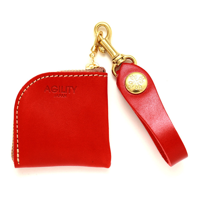 コインケース 小銭入れ L字ファスナー 小さい コンパクト ミニ ベルトループ 本革