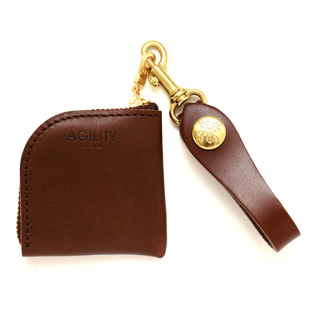 コインケース 小銭入れ L字ファスナー 小さい コンパクト ミニ ベルトループ 本革
