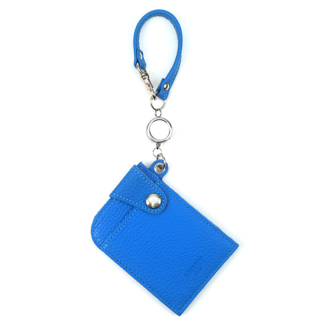 リール付き パスケース レザー 定期入れ ICカードケース Suica Pasmo