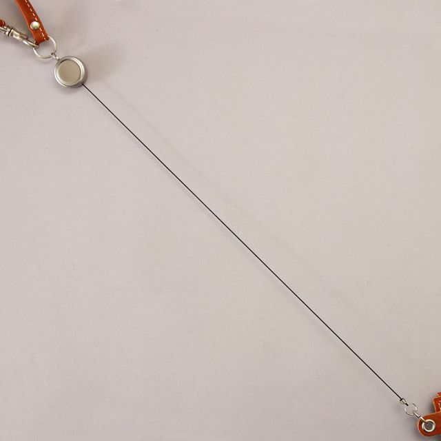 パスケース リール付き 定期入れ 定期券 牛革 レザー 日本製