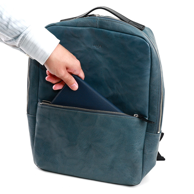 リュックサック ビジネスリュック バックパック A4 13インチ ノートパソコン レザー 本革