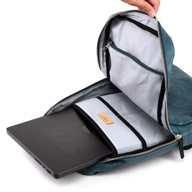 リュックサック ビジネスリュック バックパック A4 13インチ ノートパソコン レザー 本革