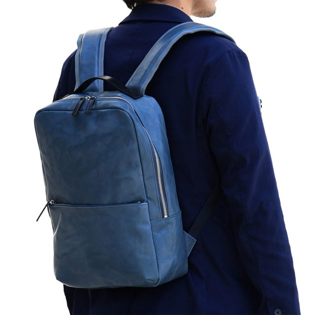 リュックサック ビジネスリュック バックパック A4 13インチ ノートパソコン レザー 本革
