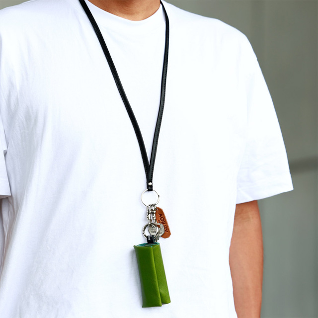 キーホルダー  財布 キャッシュレス カラビナ 鍵 お札 小銭 本革 レザー メンズ レディース