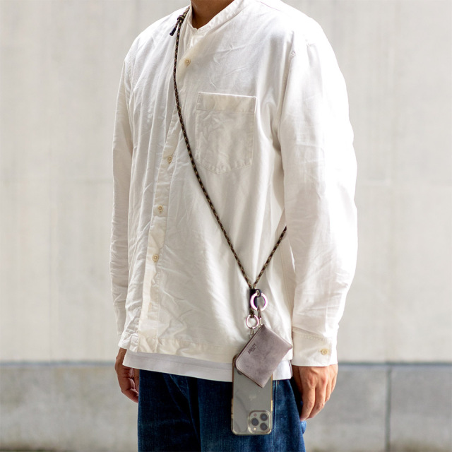 パラコード ストラップ ネックストラップ 細い シンプル おしゃれ ショルダーベルト