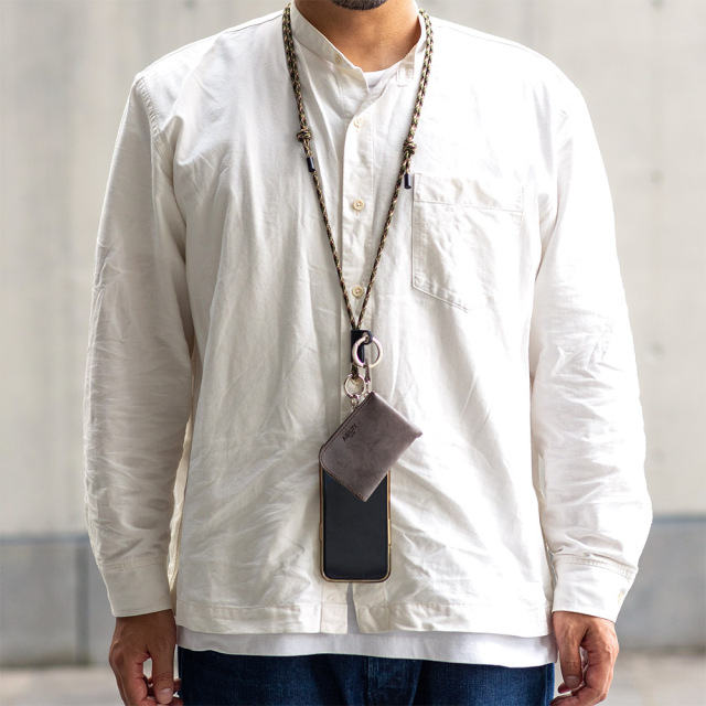 パラコード ストラップ ネックストラップ 細い シンプル おしゃれ ショルダーベルト