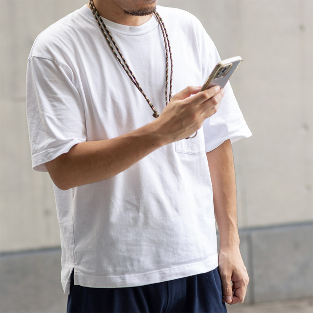 パラコード ストラップ ネックストラップ 細い シンプル おしゃれ ショルダーベルト