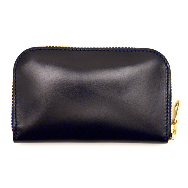 コインキャッチャー 牛革 コインケース 財布 小銭入れ ミニ財布 ラウンドファスナー ブラウン