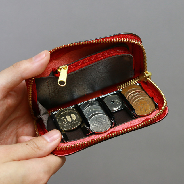 コインキャッチャー 財布 小銭入れ 本革 日本製