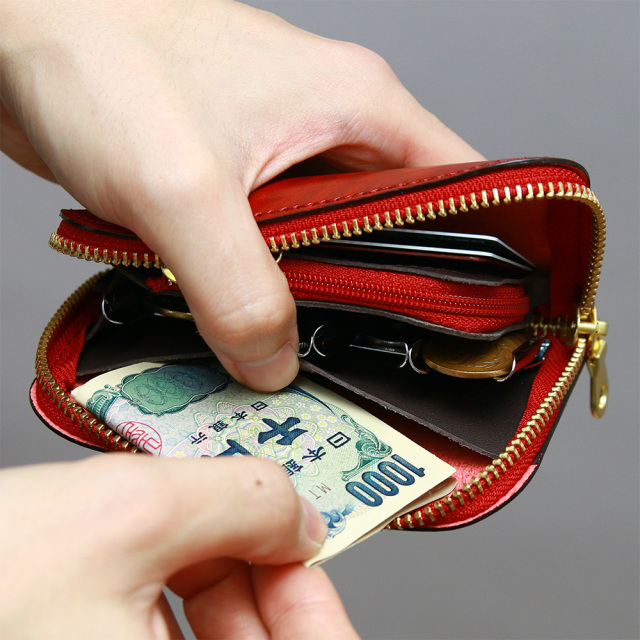 コインキャッチャー 財布 小銭入れ 本革 日本製