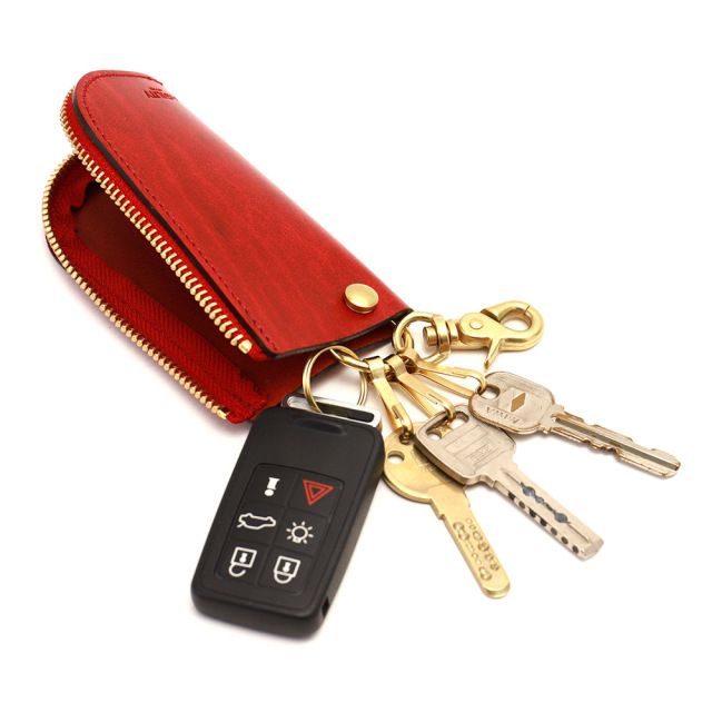 キーケース 刀 鞘 日本刀 キーリング リモコンキー 牛革 レザー 日本製