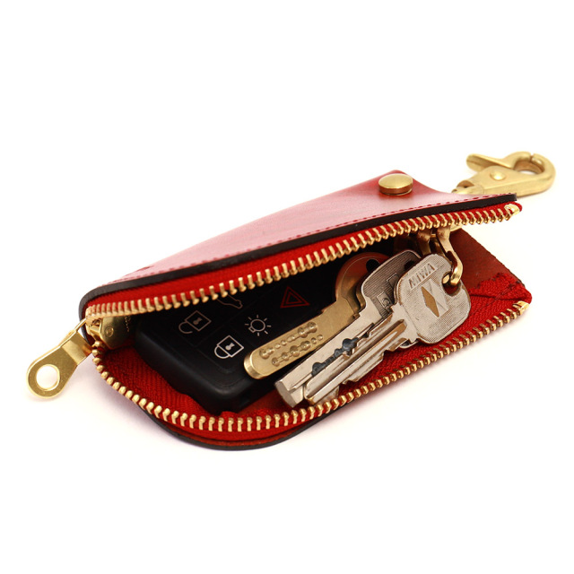 キーケース 刀 鞘 日本刀 キーリング リモコンキー 牛革 レザー 日本製