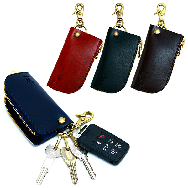キーケース L字 おしゃれ プレゼント L字 本革 レザー 革の宝石 キーリング