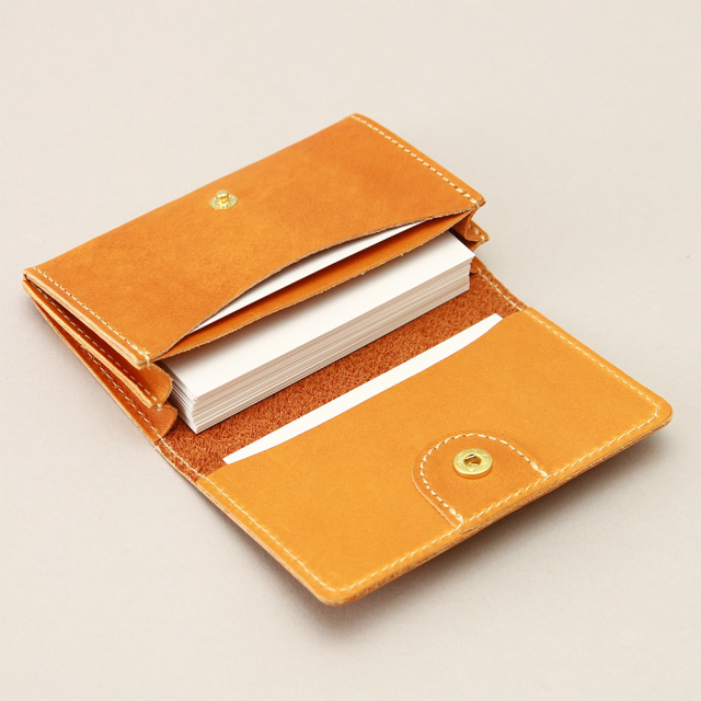 【新品未使用品】Felisi オレンジレザー名刺入れ MURA 名刺入れ レディース 革 ブランド おしゃれ 色 薄型