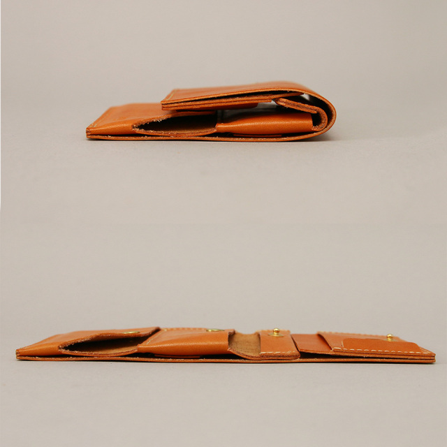 折財布 ミニ財布 小さい財布 コンパクト 極小財布 革 本革 キーポケット