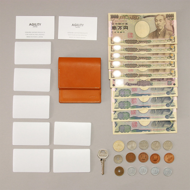 折財布 ミニ財布 小さい財布 コンパクト 極小財布 革 本革 キーポケット