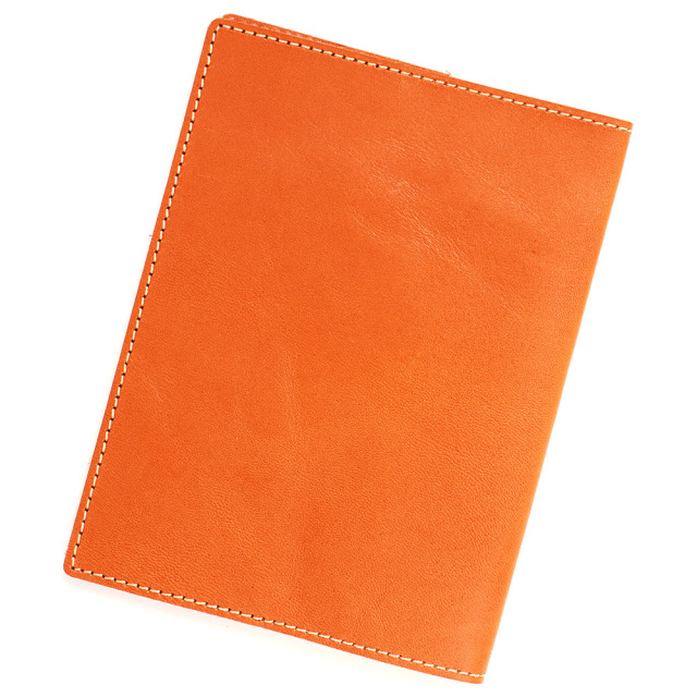 ブックカバー 革