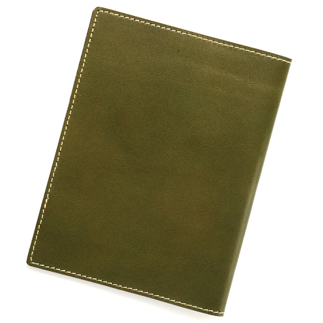 ブックカバー 革